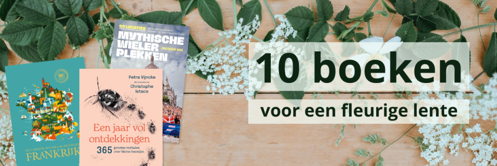 Banner uitgeverij lannoo lente