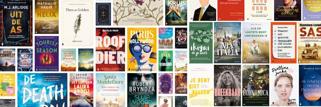 Een afbeelding met veel boeken die in de zomer van 2026 bij Boekerij verschijnen