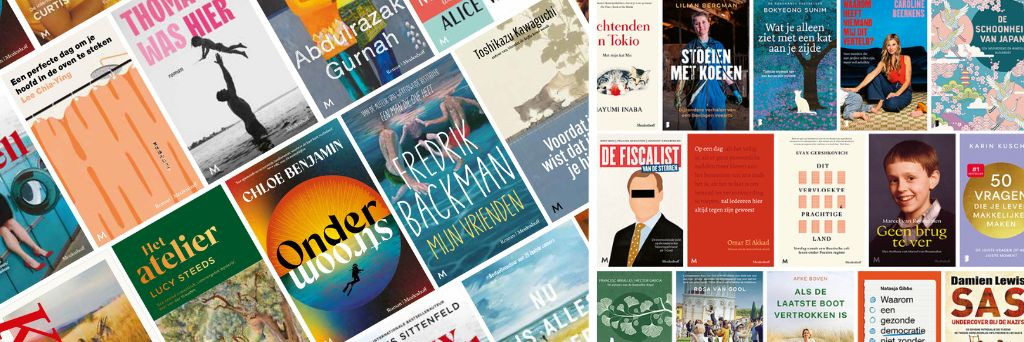 Een afbeelding van veel boeken die in de zomer van 2026 verschijnen bij Meulenhoff