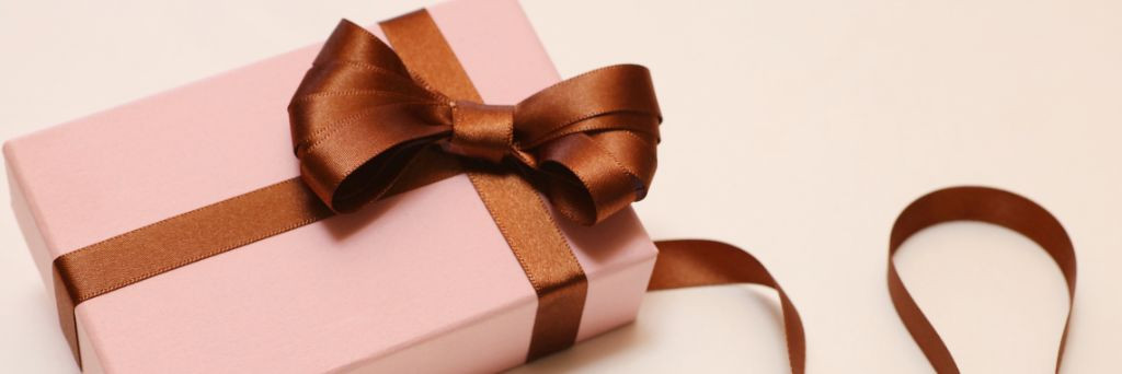 Een foto van een cadeautje