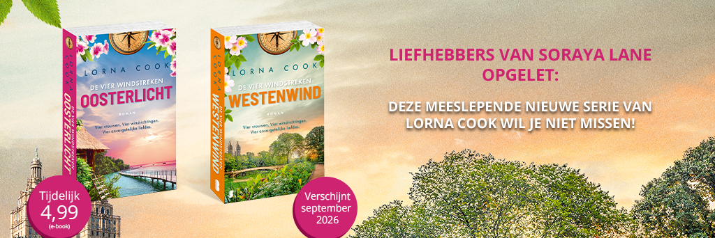 De vier winstreken van Lorna Cook kortingsactie Header image