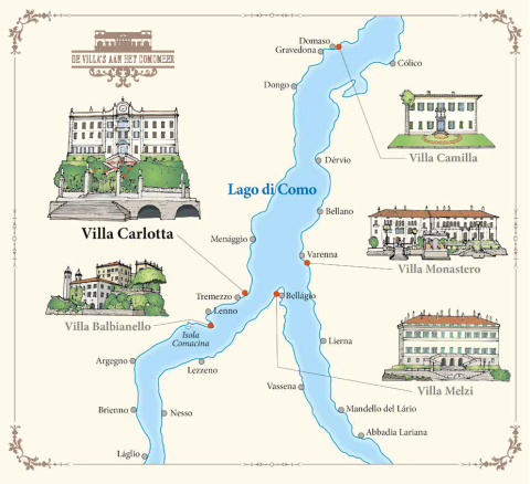 Afbeelding kaart Het geheim van Villa Carlotta